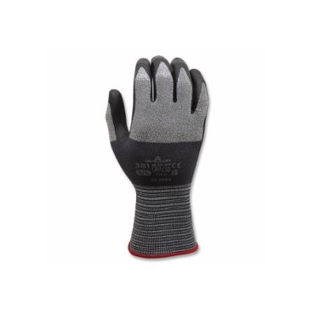 Showa 381 Ultra-Lightweight Nitrile Coated Gloves, Size Small, Gray, 12PK 845-381S-06