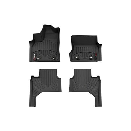 Weathertech Black, Front and Rear Floorliners 441785-1-2
