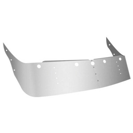 Repl. For Freightliner Century 120 Year 2009 16In Stainless Steel Drop Visor W/ 5 Round 2In Li