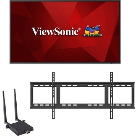 Viewsonic 75" Display, 3840 x 2160 Resolution, 450 cd/m2 Brightness, 24/7 CDE7520E1