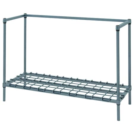 Quantum Storage Systems BEVERAGE & TANK CONTAINERS 1 TIER GRAY EPOXY 243034DGY