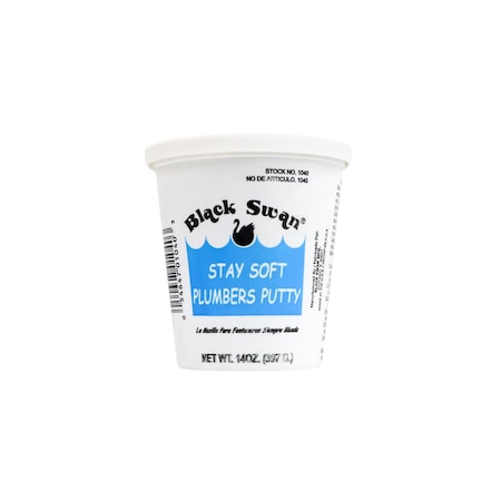 Supplygiant White Plumbers Putty 14 oz Waterproof Fixture Setting Compound QV-322