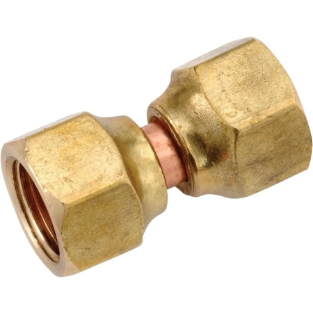 Anderson Metals 1/2'' x 3/8'' Brass Flare Swivel Connector 754075-0806