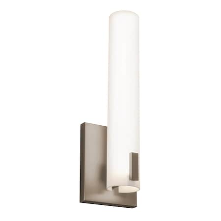 Afx Bowen - 14in LED Wall Sconce - 16W - Satin Nickel BWNS0514LAJUDSN