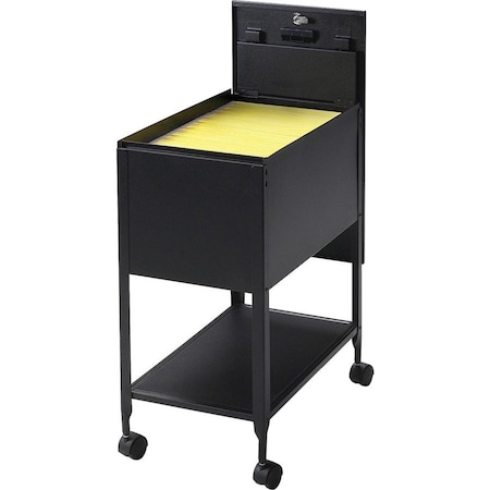Lorell Black, 13.5" W, 28.3" L, 24.8" D LLR60177