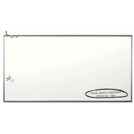 Aarco Glare-free Porcelain Projection Board for use w/ Short Throw Projectors 4'x8' 120Z-48M/120A-48Z