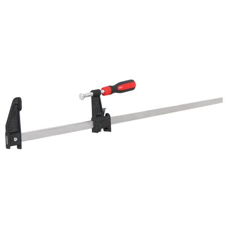Perform Tool Bar Clamp 24 In; 21/2 In Throat Depth; Cast Head With Powder Coated; Rubber Comfort Grip Handle W3954