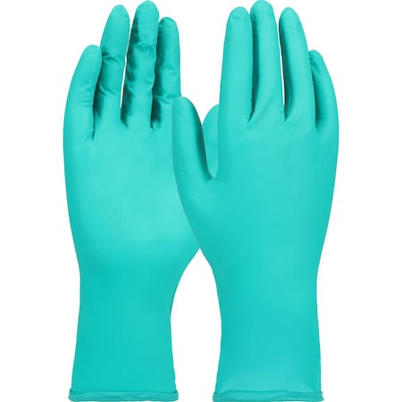 Ambi-Dex Disposable Chemical Resistant Nitrile Glove, Powder Free with Textured Fingertips, 5 mil, 12", 100PK 63-503/L