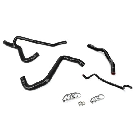 Hps Performance High Temp Reinforced Silicone Radiator Coolant Hose Kit, Black, 57-1014-BLK