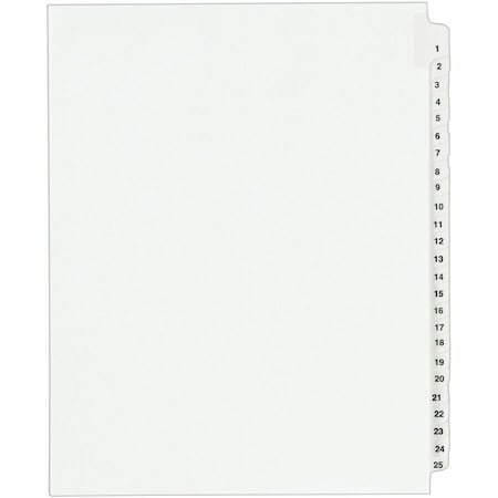 Avery Dennison INDEX DIVIDERS, EXHIBIT 1-25, SIDE TAB,  01330