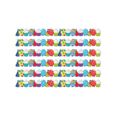 Eureka Celebrate Extra Wide Deco Trim, 37 Feet Per Pack, 6PK 846341