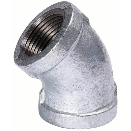 B & K Pipe Elbow, 3 in, Threaded, 45 deg Angle 510-210BC