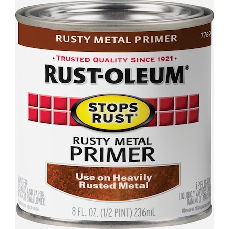 Rust-Oleum Stops Rust Rusty Metal Primer Red/Brown 1/2 Pt. 7769730