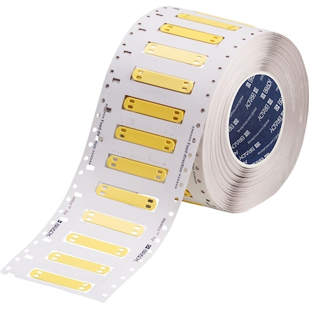 Brady Heatex Cable Markers 0.390 in H x 2.4 in W Polyether Polyurethane Yellow 1000/RL HSCM-2400-0.390-YL
