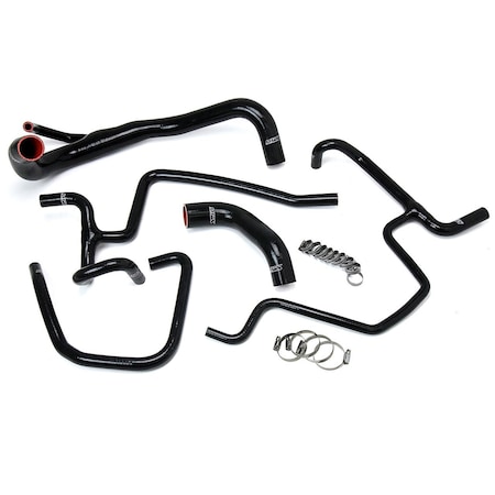 Hps Performance High Temp Reinforced Silicone Radiator and Heater Coolant Hose Kit, Black,  57-1646-BLK