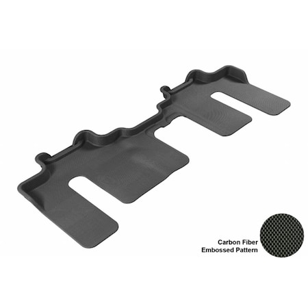 3D Maxpider MAZDA CX-9 2007-2013 KAGU BLACK R2 Floor Mat L1MZ01721509