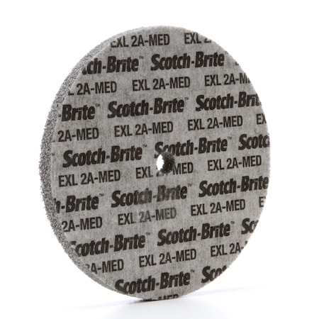 Scotch-Brite EXL Unitized Wheel, 2A Medium, 6 in x 1/2 in x 1/2 in, SPR21376A, 4PK XL-UW