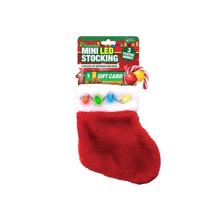 Shawshank Ledz Christmas Stocking Scorpion Master LED Multicolored Mini Gift Card 7in Multicolored 702064