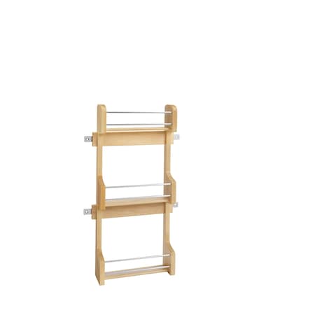 Rev-A-Shelf Maple Wood; Steel, Natural Maple, 10.5 in W, 21.25 in H, 3.13 in D 4SR-15
