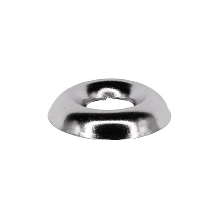 Auveco #8 Countersunk Washer Nickel On Brass, 100PK 616