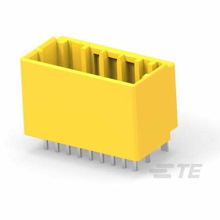 Te Connectivity DYNAMIC 1100D HDR ASSY V 18PX YELLOW TIN 3-2040557-9