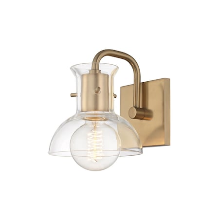 Mitzi Riley 1 Light Bath And Vanity 5.75 In. Aged Brass H111301-AGB