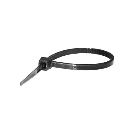 Auveco Black Nylon Cable Tie 4in Length, 100PK 15144