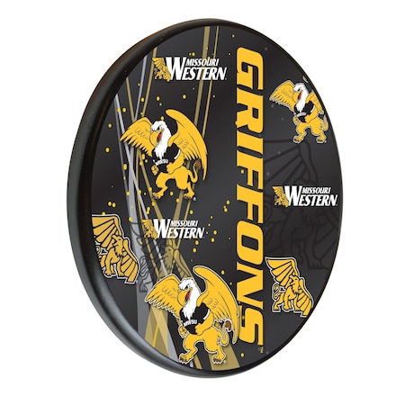 Holland Bar Stool Co Missouri Western State University 13" Solid Wood Sign WSgnPBlkMOWSt