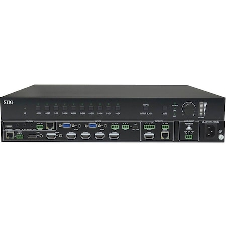 Siig SELECT AND SWITCH BETWEEN ANY OF THE 9 SOURCE DEVICES 1 DISPLAYPORT, 5 HDMI, 2 CE-H24311-S1