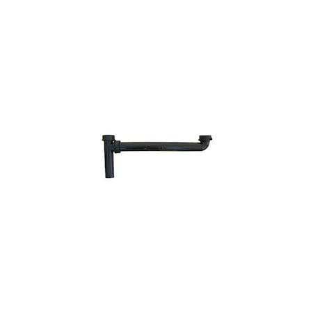 Larsen Supply Co. Drain Tray Waste, Black Plastic, 1-1/2 x 16 In. 841945
