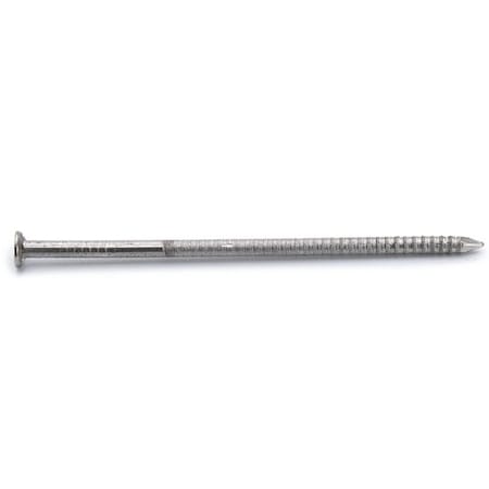Pro-Fit ProFIT Siding Nail, 8D, 2-1/2 in L, 304 Stainless Steel, Checkered Brad Head, Ring Shank, 1 lb 0241158