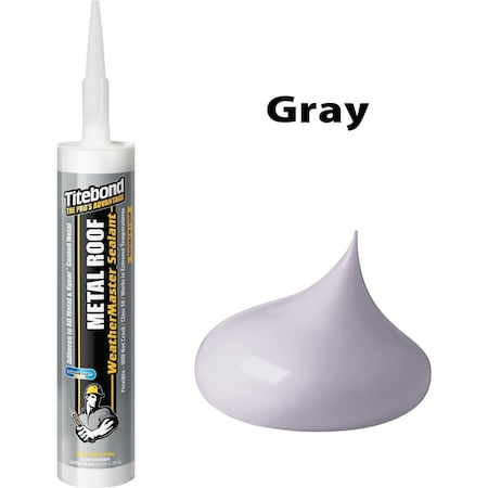 Titebond Weathermaster 10 Oz. Gray Metal Roof Sealant 62401A