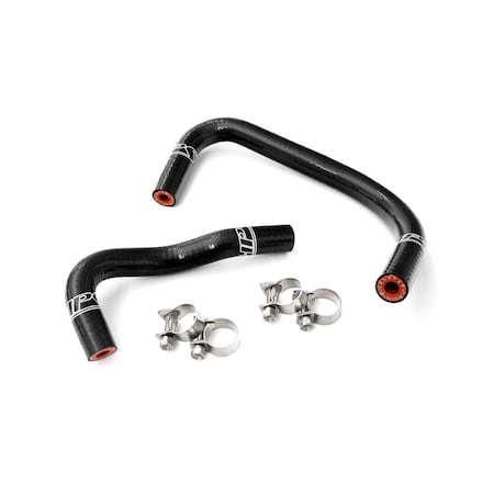 Hps Performance High Temp Reinforced Silicone Throttle Body Coolant Hose Kit, Black,  57-2194-BLK