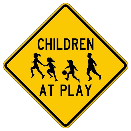Sign Solutions Usa Traffic Sign, 24 in Width, Aluminum Sign, Diamond DCS10HYE2424CUS00035