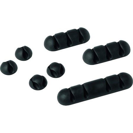 Durable Office Products Cable Clips for 1, 2.3 or 4 Cables G, PK 7 504137