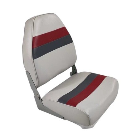 Horizon Mfg Premium Series Pontoon Fold Down Gray/Red/Charcoal 3008-ABEC