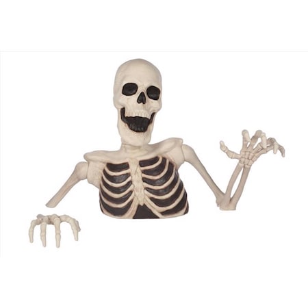 Seasons 35 in. Ground Breaker Skeleton Halloween Decor W84999