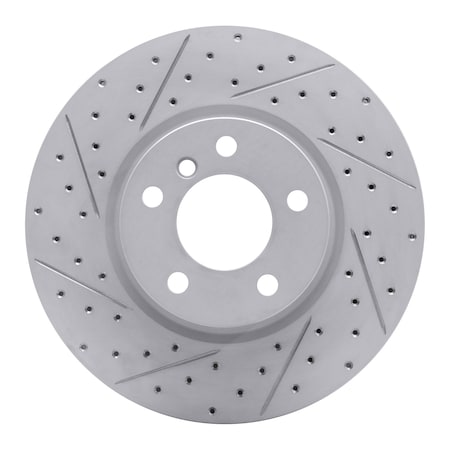 Dynamic Friction Co DFC Geoperformance Rotor - Drilled and Slotted 830-31151L