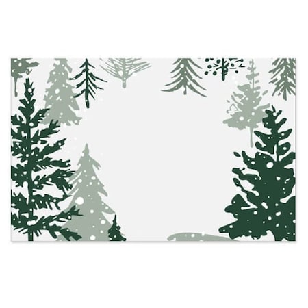 Nashville Wraps Snowy Pines Enclosure Gift Card, 3.5x2.25, 50PK AC7140