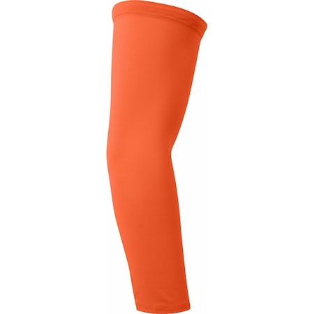 Ironwear Elastex Anti-Slip Evaporative Cooling Compression Arm Sleeve, Small/Medium, Orange 4372-01-SM-MD