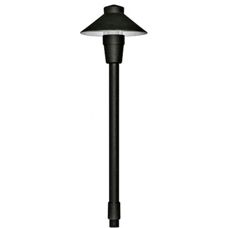 Feeltheglow 20W 12V JC Shape Small Top Cast Aluminum Path Light, Black - 16.25 x 5.03 x 5.03 in. FE2939277