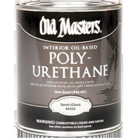 Old Masters 49504 Semi Gloss Oil Based Polyurethane - 1 Quart 86348495043
