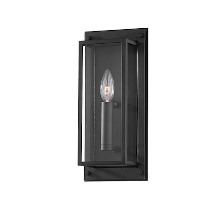 Troy Lighting Winslow 1 Light Wall Sconce 6.25 In. Textured Black B9101-TBK