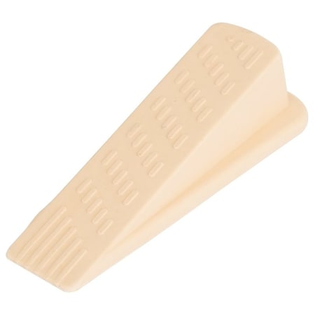 Prosource Heavy-Duty Hinge Pin Door Stop, 1-7/32 in W x 5-1/16 in L x 1-5/16 in H Projection, Rubber, Almond FE-S802-PS