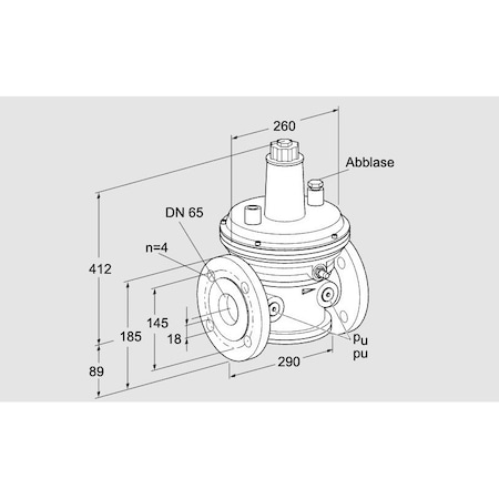 Honeywell Kromschroder REG, RELF, AND CIRC PRESS CTL, VAR 65F05 1 KS86054100