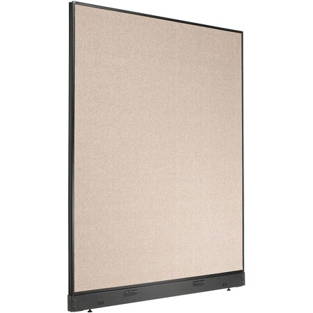 Global Industrial Interion Electric Office Partition Panel, 60-1/4"W x 100"H, Tan 695790ETN
