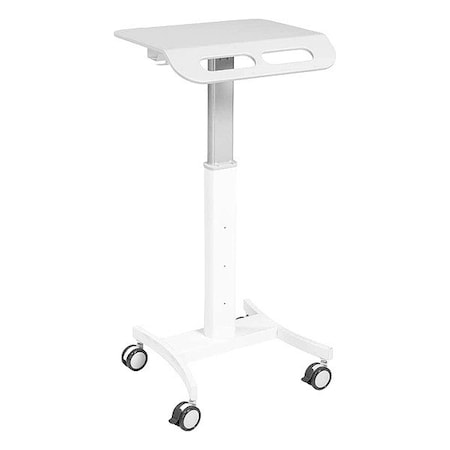 Luxor Medical Laptop Cart, 24.25 lb cap., Steel MCWS002