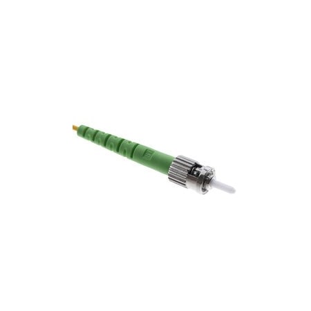 Cable Wholesale ST/APC Epoxy Connector, Simplex, 2.0mm, Singlemode OS2, Green Boot, 100 pieces 34ST-00320