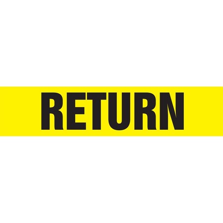Accuform ASME ANSI PIPE MARKER RETURN RPK611STB