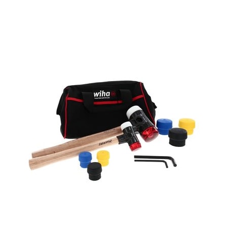 Stupid Simple Tools 14 Piece Split Head Mallet Set in Tool Bag 83290